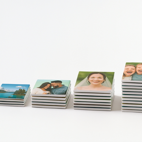 Custom Photo Magnets – 2.5" Square Personalized Picture Magnets | 4, 9, or 12 Pack