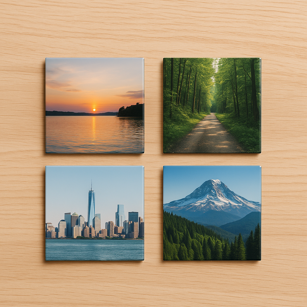 Custom Photo Magnets – 2.5" Square Personalized Picture Magnets | 4, 9, or 12 Pack